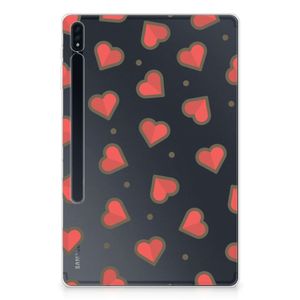 Samsung Galaxy Tab S7 Plus | S8 Plus Hippe Hoes Hearts