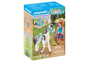 Playmobil Horses of Waterfall Ellie & Sawdust met Westernoefening 71358