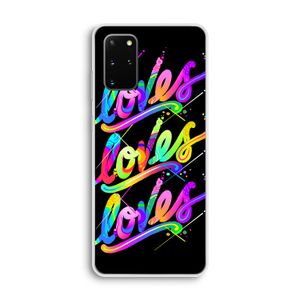 Loves: Samsung Galaxy S20 Plus Transparant Hoesje