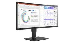 LG 34BQ77QB-B computer monitor 86,4 cm (34 ) 3440 x 1440 Pixels UltraWide Quad HD LED Zwart