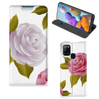 Samsung Galaxy A21s Smart Cover Roses - thumbnail