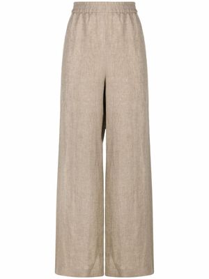 Fabiana Filippi pantalon ample en lin - Tons neutres
