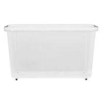 Leen Bakker - Opbergbox Topbox 60 Liter - 38,5x39x57,5 Cm - Kunststof/Polypropyleen - Transparant