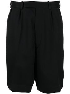 Raf Simons short sarouel à taille mi-haute - Noir