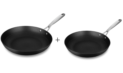 Stahl Cookware Koekenpannenset gietijzer lichtgewicht ø 24 & 28 cm