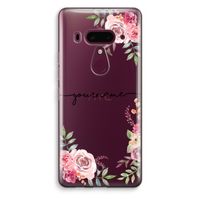 Rozen: HTC U12+ Transparant Hoesje