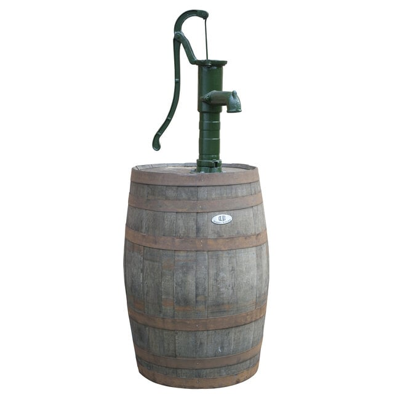 Regenton Whiskyvat 190l geborsteld met pomp - Vatenhandel stijf