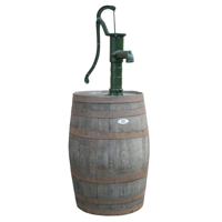 Regenton Whiskyvat 190l geborsteld met pomp - Vatenhandel stijf