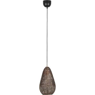 LED Hanglamp - Hangverlichting - Trion Zara - E27 Fitting - 1-lichts - Rond - 23 cm - Oud Brons - Metaal