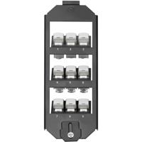 Digitus AN-25179 Keystone vloerhouder 3-voudig Zwart