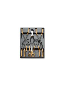 Beta Harde voorgevormde inzetbakken met assortiment gereedschap T140 - 024240140