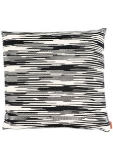 Missoni Home coussin à motif zigzag - Noir