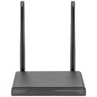 Digitus DS-55329 Draadloze HDMI-ontvanger 150 m 3840 x 2160 Pixel 4-voudige Multi Viewer, Digital Whiteboard-functie, Doorgeluste HDMI-uitgang, Met