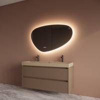 Badmeubelset BWS Riga Met Lako Wastafel Cappuccino 120 cm Latte Boss & Wessing