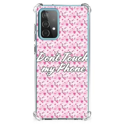 Samsung Galaxy A52 4G/5G Anti Shock Case Flowers Pink DTMP Samsung Galaxy A52 4G/5G Anti Shock Case Flowers Pink DTMP