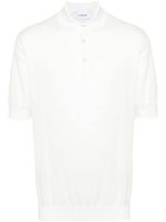 Lardini polo en coton à logo brodé - Blanc