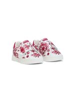 Dolce & Gabbana Kids baskets Portofino en cuir - Rouge