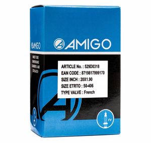 AMIGO Binnenband 20 x 1.90 (50 406) FV 48 mm