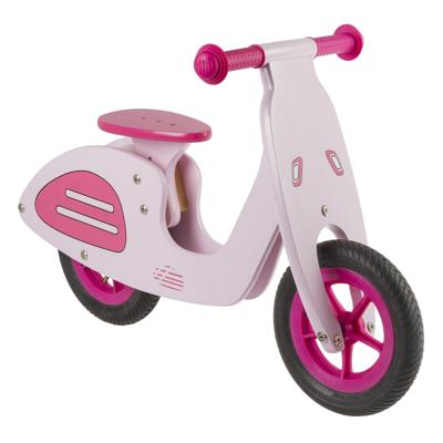 Haro Loopfiets hout vespa roze