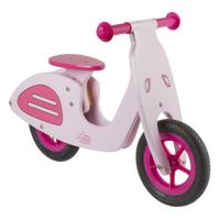 Haro Loopfiets hout vespa roze