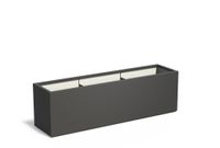 Polyester plantenbak CARREZ 200x50x60cm.