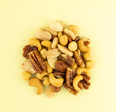 Notenmix gebrand gezouten (bio) 400 gram