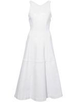 Proenza Schouler White Label robe mi-longue Arlet à design sans manches - Blanc - thumbnail