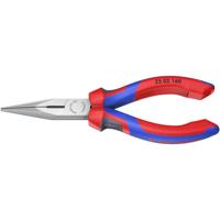 Knipex 25 02 160 Platte rondbektang Elektronica en fijnmechanica Recht Vanadium elektrostaal 160 mm
