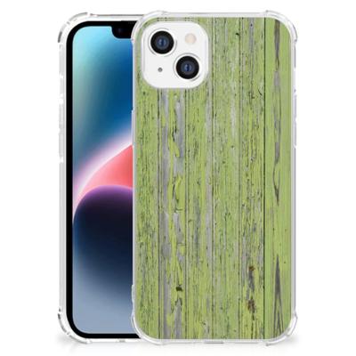 Apple iPhone 14 Plus Stevig Telefoonhoesje Green Wood Apple iPhone 14 Plus Stevig Telefoonhoesje Green Wood