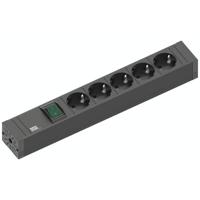BACHMANN CONNECT LINE 5x geaard contact, Schakelaar