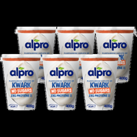 Alpro Plantaardige Variatie Op Kwark Zonder Suikers 6 x 400g bij Jumbo