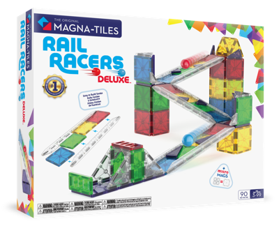 MagnaTiles rail racers deluxe 90 delig