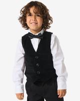 HEMA Kindergilet velvet zwart (zwart)