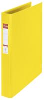 Esselte Standard Ring Binders , PP Yellow 4x25 mm ringband A4 Geel
