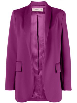 Blanca Vita blazer à design ouvert - Rose