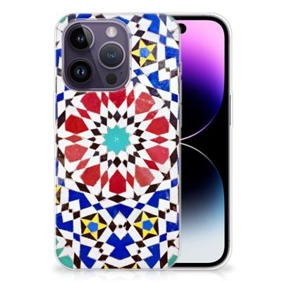 Apple iPhone 14 Pro | TPU | Siliconen hoesje | Mozaïek