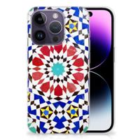 Apple iPhone 14 Pro | TPU | Siliconen hoesje | Mozaïek