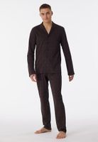 Schiesser Schiesser Pyjama Long anthracite 180272 52/L