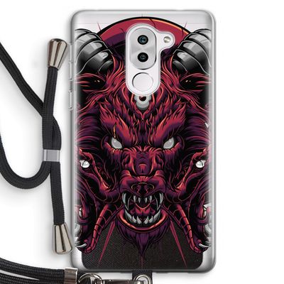 Hell Hound and Serpents: Honor 6X Transparant Hoesje met koord