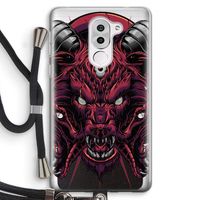 Hell Hound and Serpents: Honor 6X Transparant Hoesje met koord