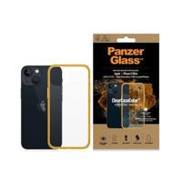 iPhone 13 Mini PanzerGlass ClearCase Antibacterieel Hoesje - Oranje / Doorzichtig - thumbnail