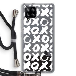 XOXO: Samsung Galaxy A42 5G Transparant Hoesje met koord