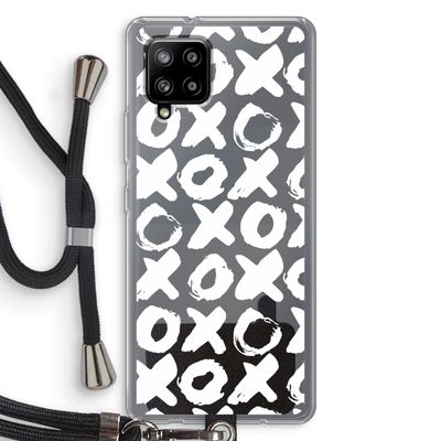 XOXO: Samsung Galaxy A42 5G Transparant Hoesje met koord