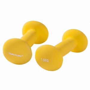 Tunturi 14TUSCL375 dumbbell Dumbbell met vast gewicht 1,5 kg 2 stuk(s)