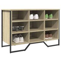 VidaXL Schoenenkast 90x38x61,5 cm bewerkt hout sonoma eikenkleurig