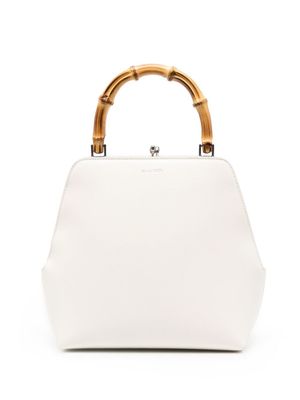 Jil Sander sac cabas à logo imprimé - Blanc