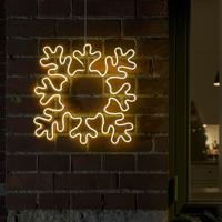 Kerst sneeuwvlok voor buiten - 384 LED -47x 47 cm
