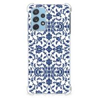 Samsung Galaxy A73 Case Flower Blue