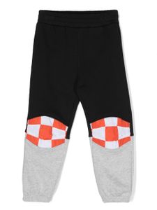 Stella McCartney Kids pantalon à motif damier - Noir