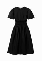 Gecombineerde midi-jurk - BLACK - S